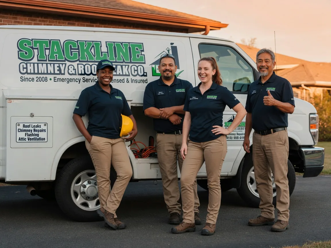 Chimney flashing repair company in Buckingham, PA